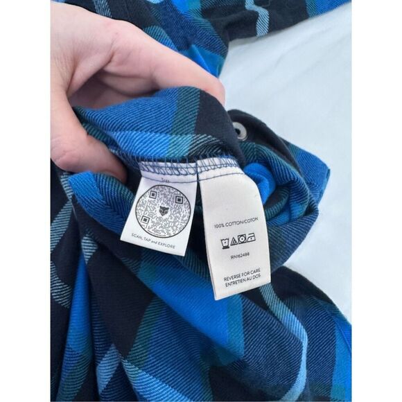 NWT Lita by Ciara Plaid flannel button up Shirt Size S - Picture 9 of 10
